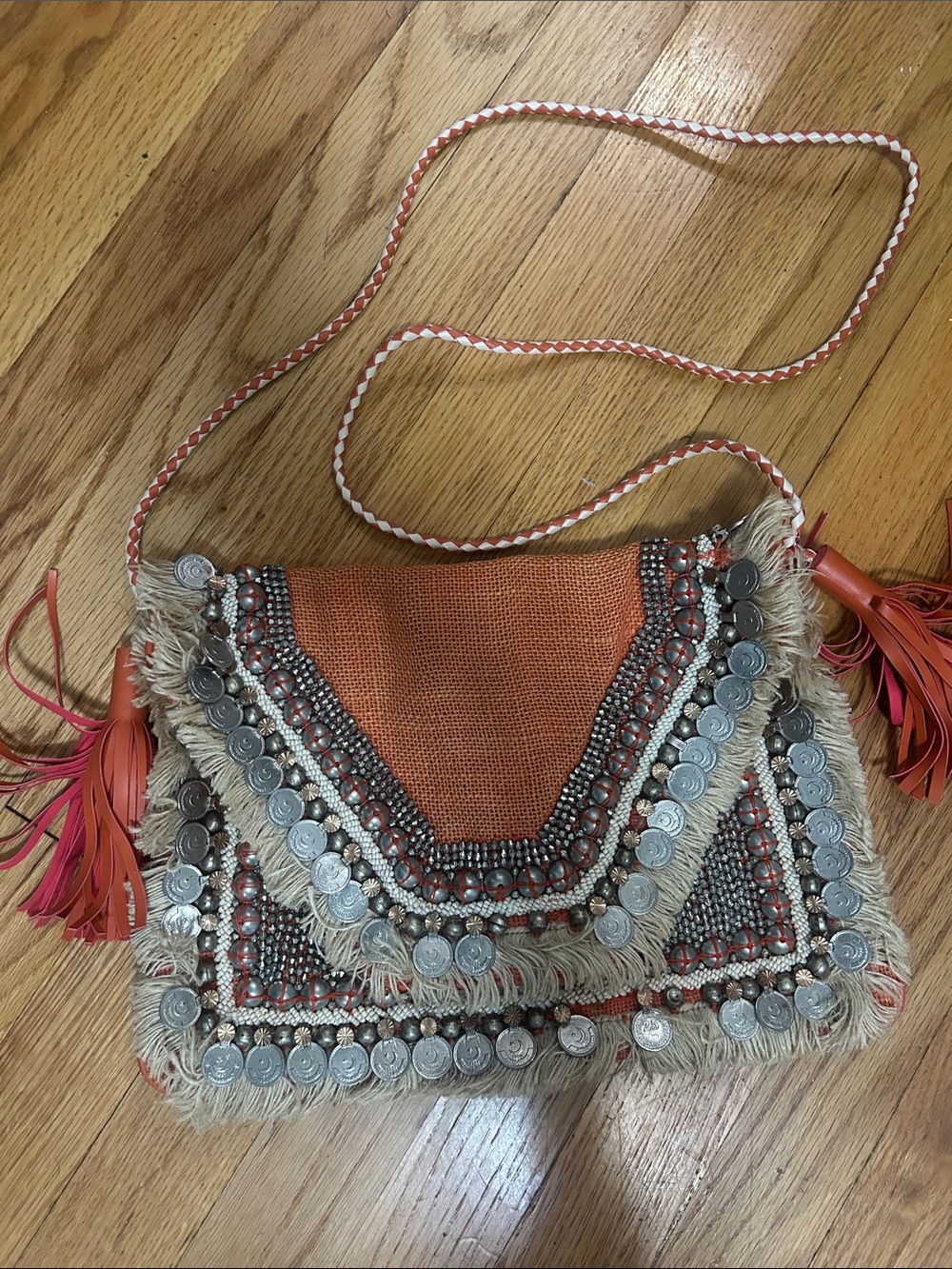SHASHI coin bag orange